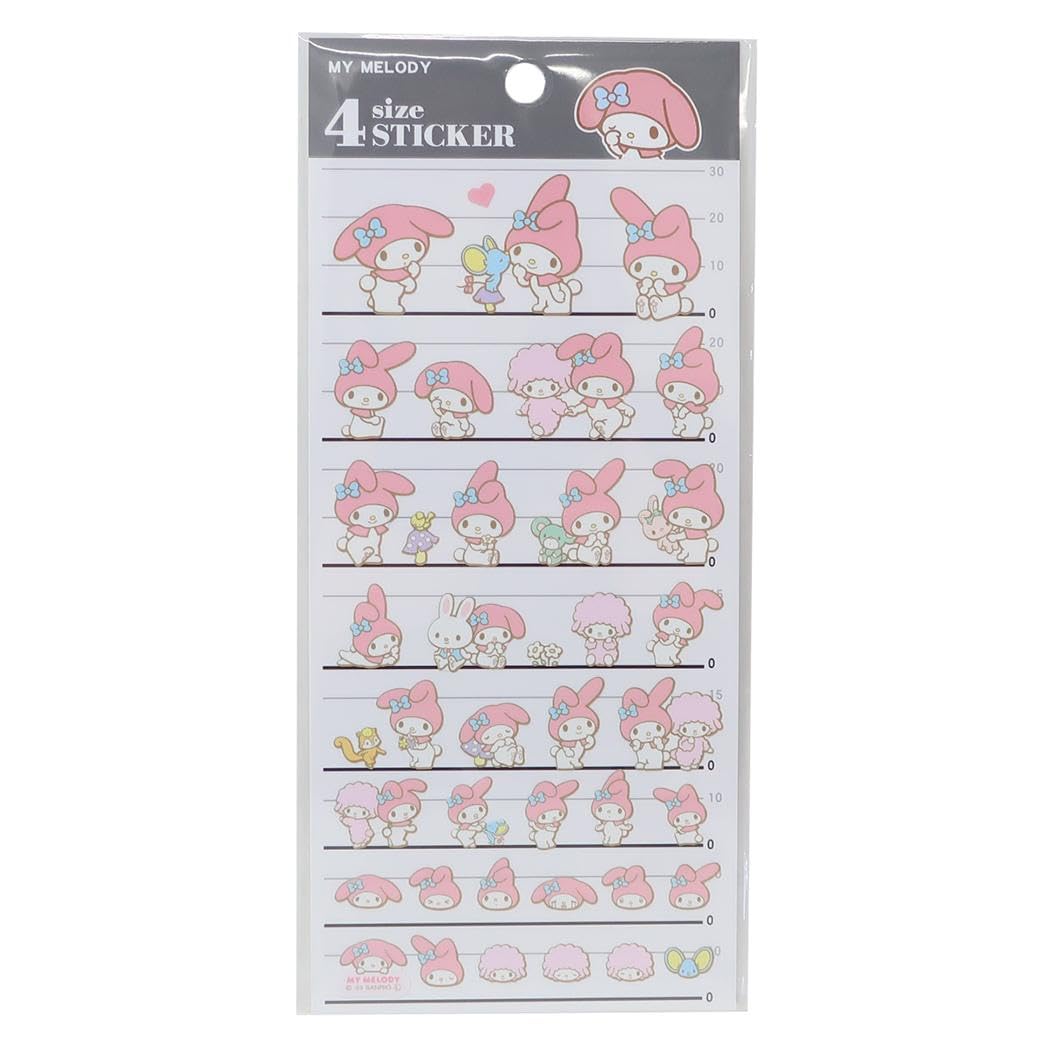 Amazon.co.jp: マイメロディ[シールシート]4サイズステッカー
